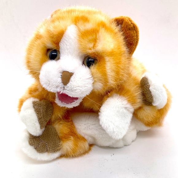 Folkmanis Toys Folkmanis Orange Tabby Kitten Cat Kitty Hand Puppet